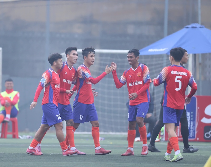 Tứ kết giải hạng Nhì 2026: Hiếu Hoa Quahaco, PCCC Văn Lang Ba Vì giành vé đi tiếp
