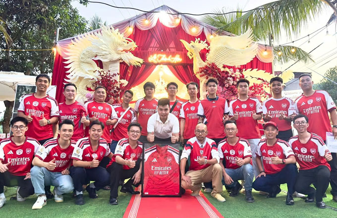 Pháo Hà Nội Pro League II - An Phúc Cup: Khi tình yêu Arsenal kết nối những trái tim trên sân cỏ