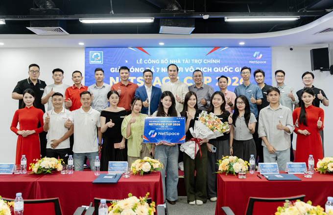 NetSpace trở thành nhà tài trợ chính của Giải bóng đá 7 người Vô địch Quốc gia 2026