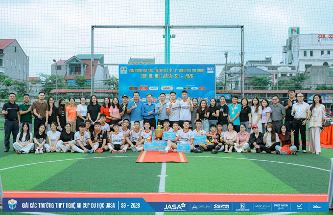 THPT Nguyễn Trường Tộ vô địch Cúp Du học Jasa S9-2026