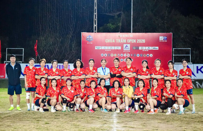 Hôm nay khai mạc Giải bóng đá nữ thôn Đồi 2 mở rộng năm 2026
