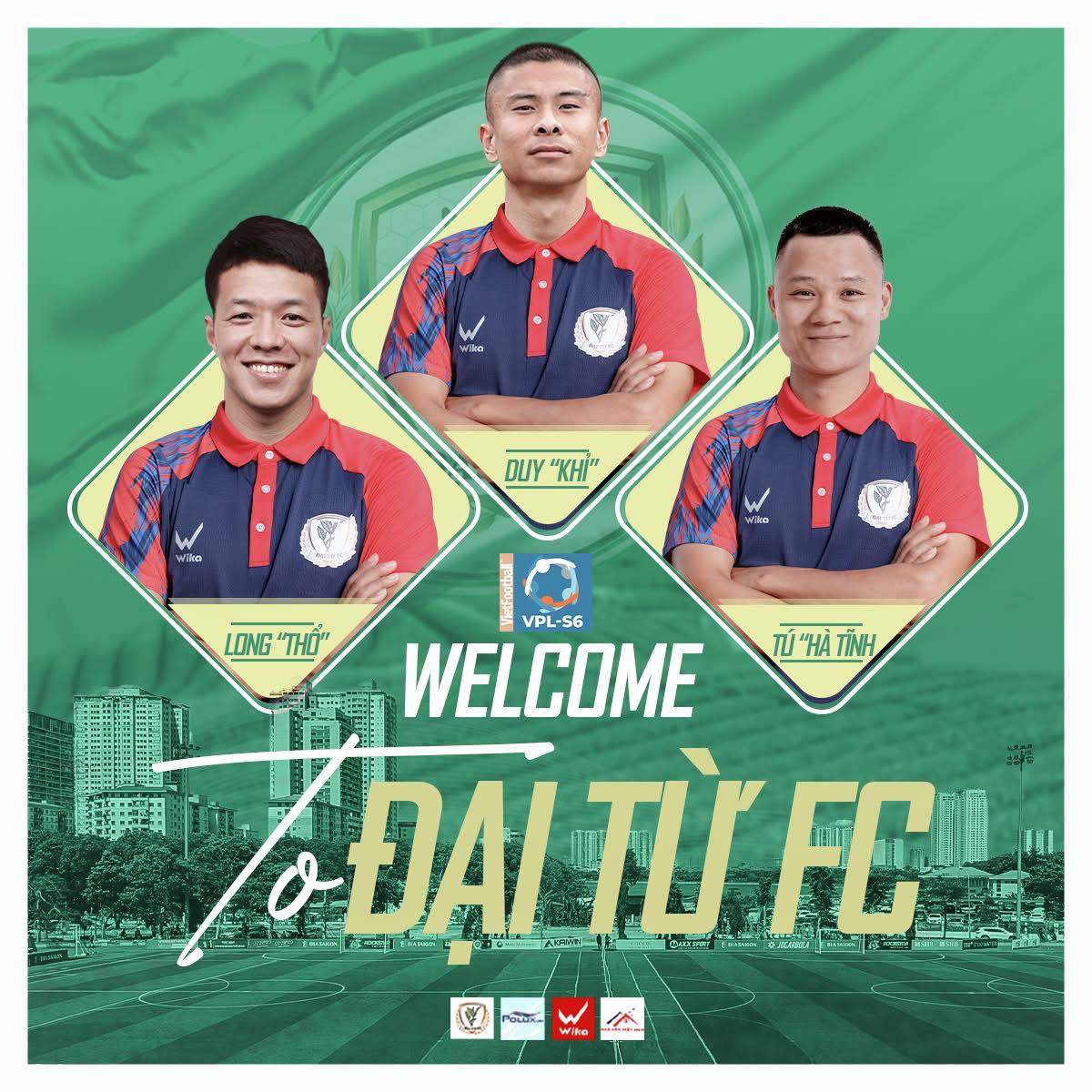 Đại Từ FC gia cố hàng thủ với 3 tân binh chất lượng trước thềm VPL-S6