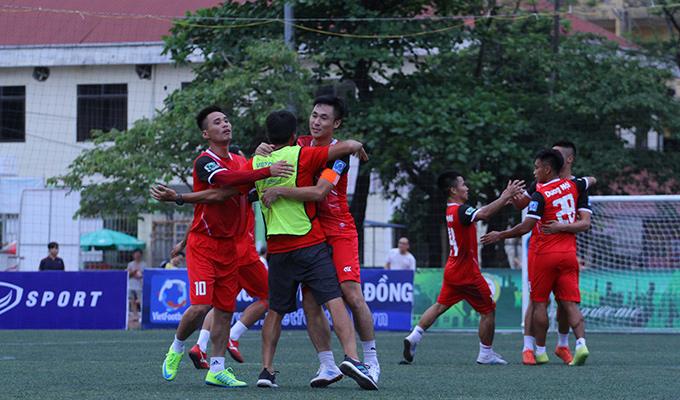 Với phong độ ổn định cùng sự nhiệt huyết của cả tập thể, Dương Nội đang được đánh giá cao hơn khi chạm trán Triều Khúc - Ảnh: Dương Đông Nhịp đập I phủi 