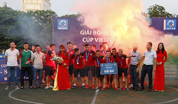 Hiệp Hòa Group giành ngôi vị Á Quân tại mùa giải năm nay... Ảnh Minh Hoàng