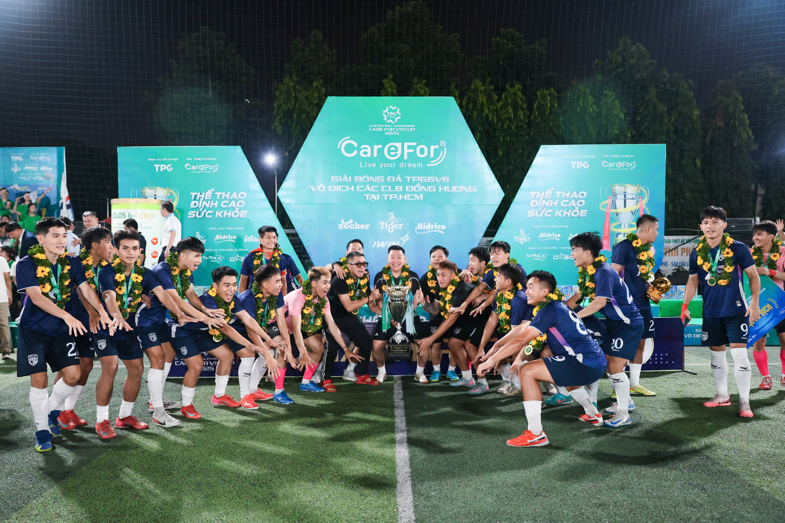 CTG Bình Định trở thành tân vương giải bóng đá 6 người đầu tiên ở VIệt Nam