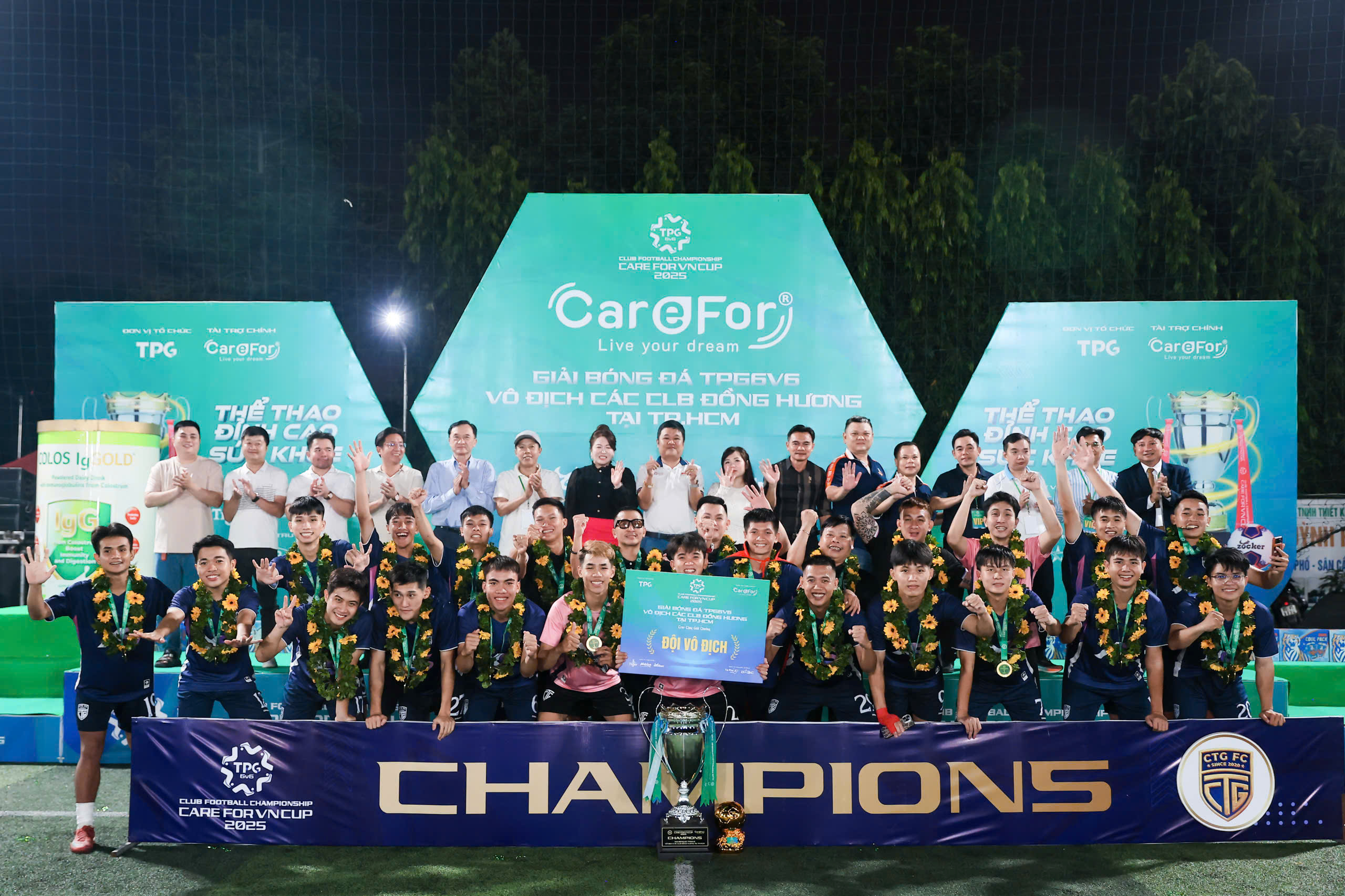 CTG Bình Định trở thành tân vương giải bóng đá 6 người đầu tiên ở VIệt Nam