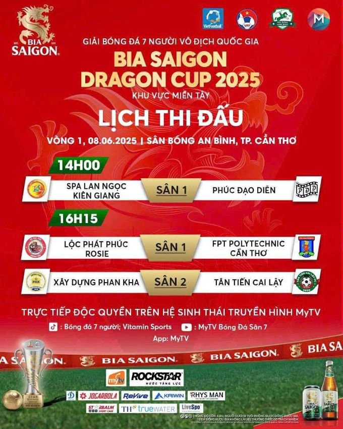 Ngày hội bóng đá 7 người trở lại với miền Tây
