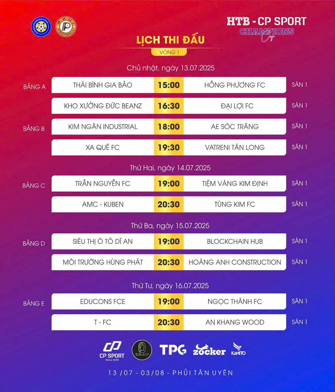 HTB-S5: Sân chơi riêng cho các đội bóng hạng trung