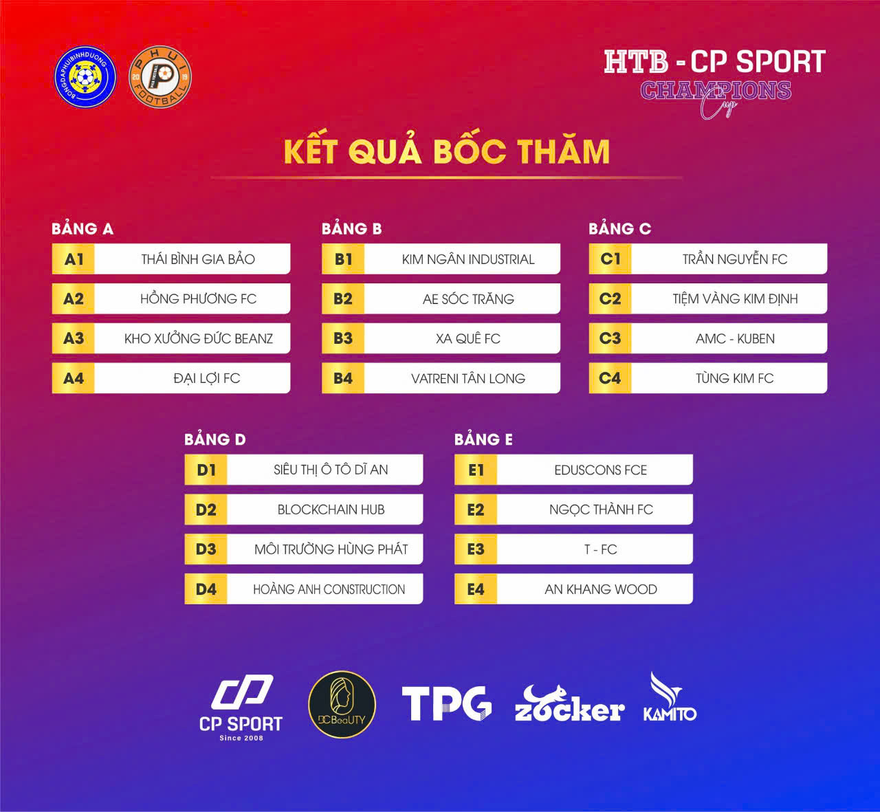 HTB-S5: Sân chơi riêng cho các đội bóng hạng trung
