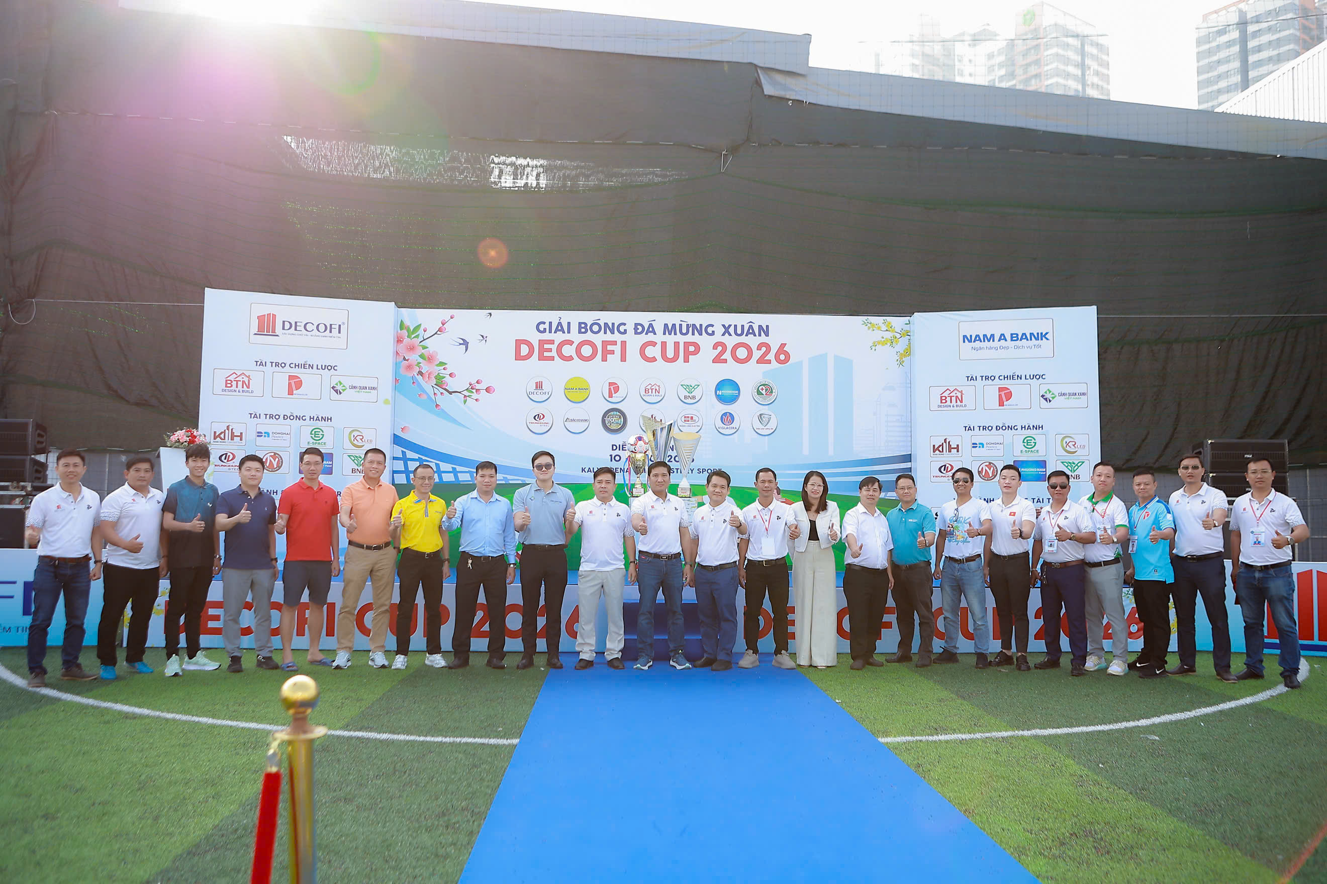 Sôi nổi giải bóng đá mừng Xuân - Decofi Cup 2026