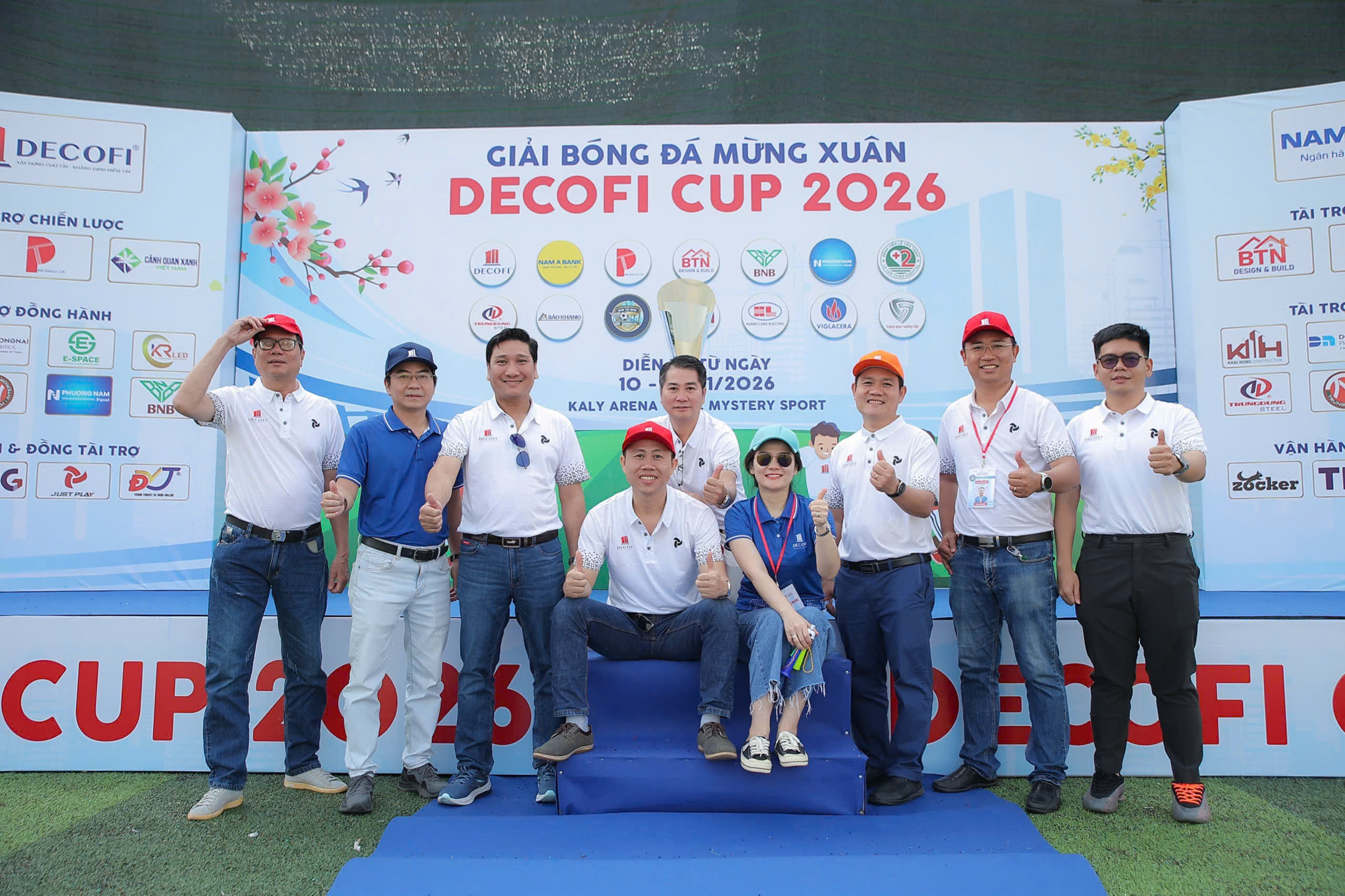Sôi nổi giải bóng đá mừng Xuân - Decofi Cup 2026