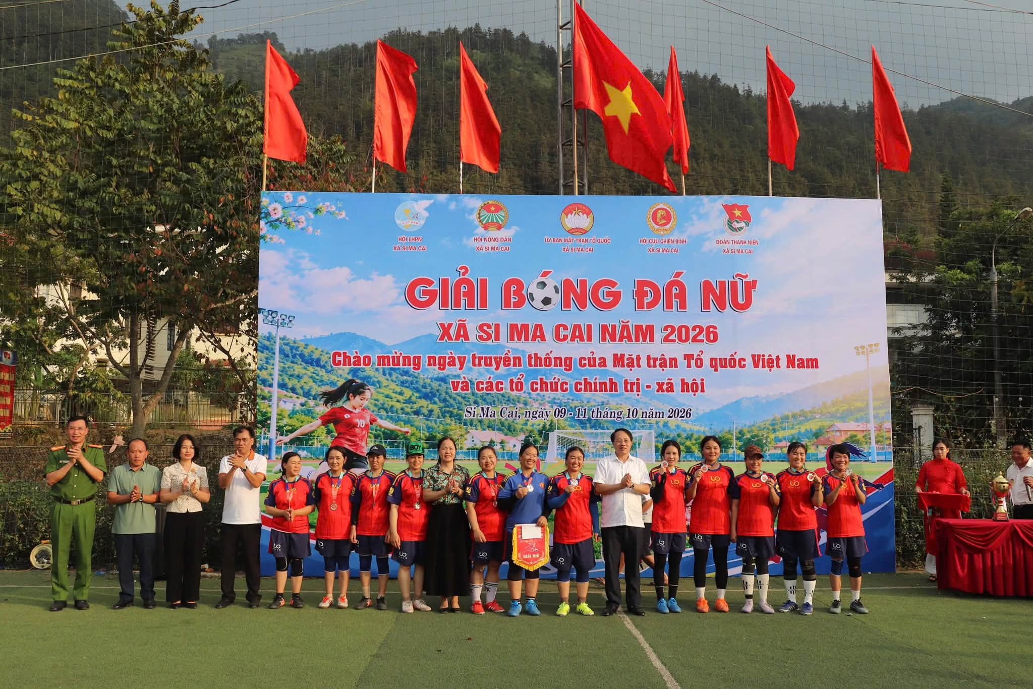 Đội Mầm non Cán Cấu vô địch giải bóng đá nữ Si Ma Cai năm 2026