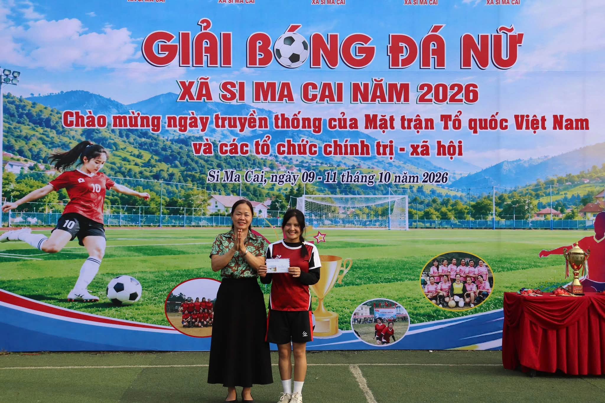 Đội Mầm non Cán Cấu vô địch giải bóng đá nữ Si Ma Cai năm 2026