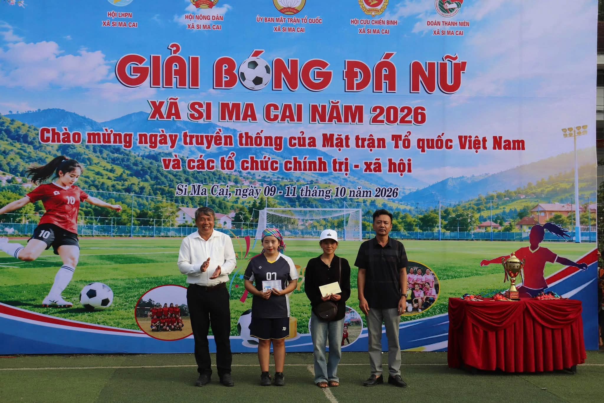Đội Mầm non Cán Cấu vô địch giải bóng đá nữ Si Ma Cai năm 2026