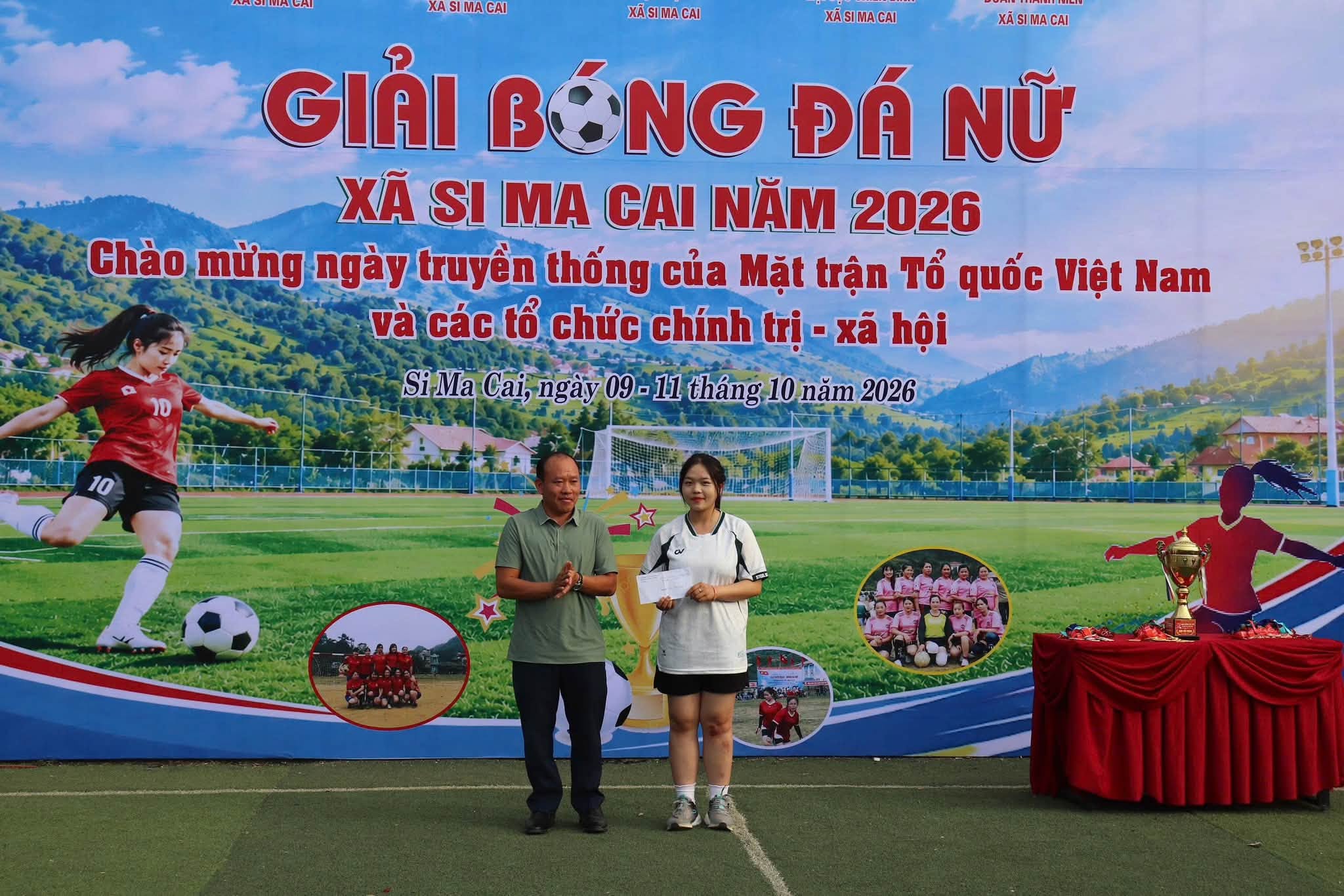 Đội Mầm non Cán Cấu vô địch giải bóng đá nữ Si Ma Cai năm 2026