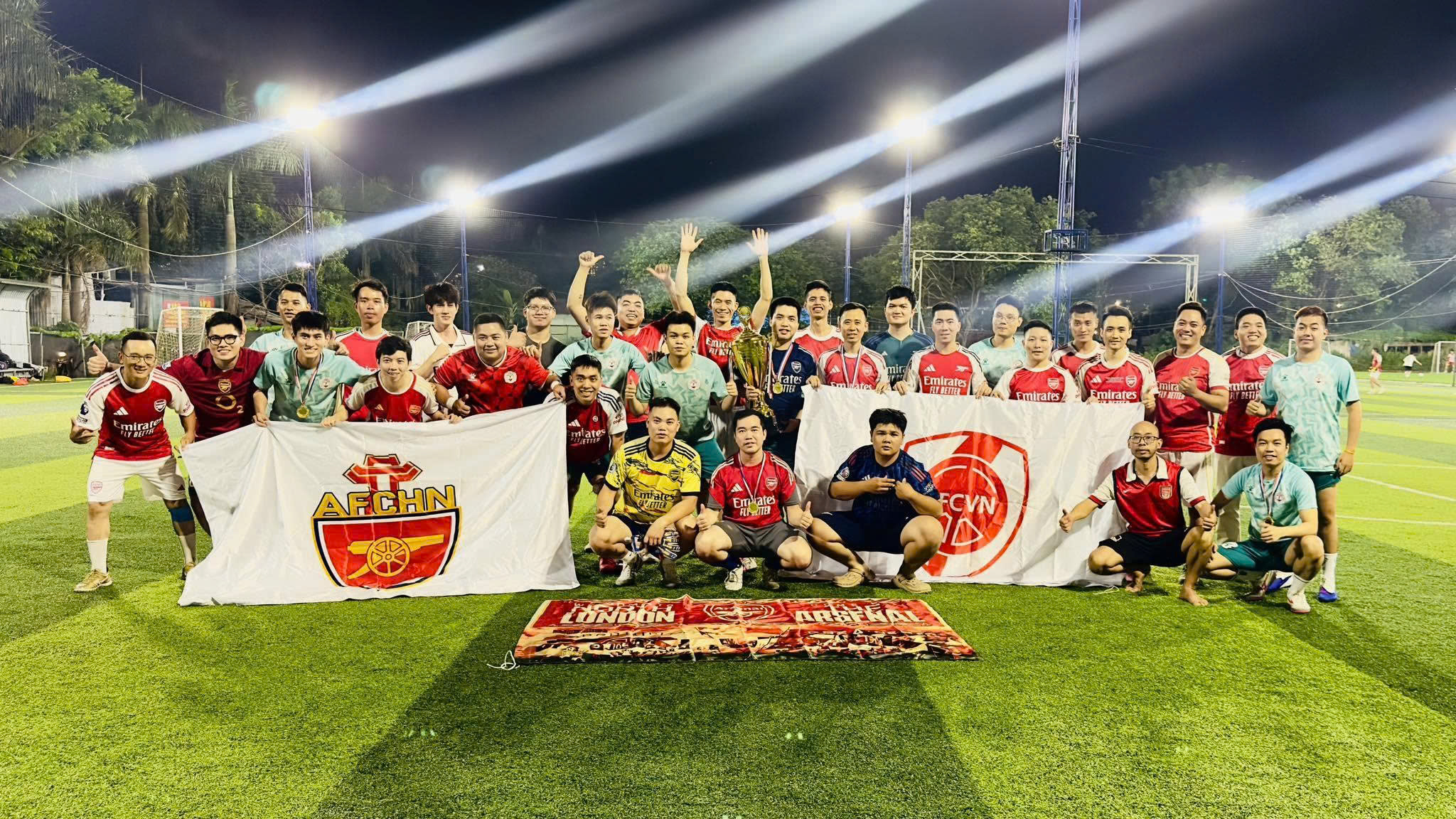 Pháo Hà Nội Pro League II - An Phúc Cup : Khi tình yêu Arsenal kết nối những trái tim trên sân cỏ