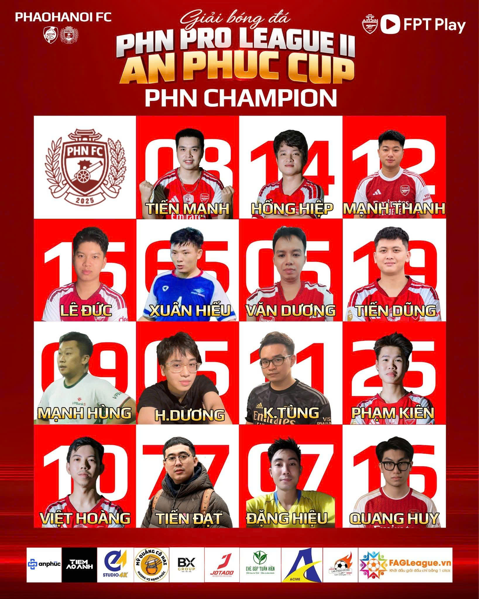 Pháo Hà Nội Pro League II - An Phúc Cup : Khi tình yêu Arsenal kết nối những trái tim trên sân cỏ