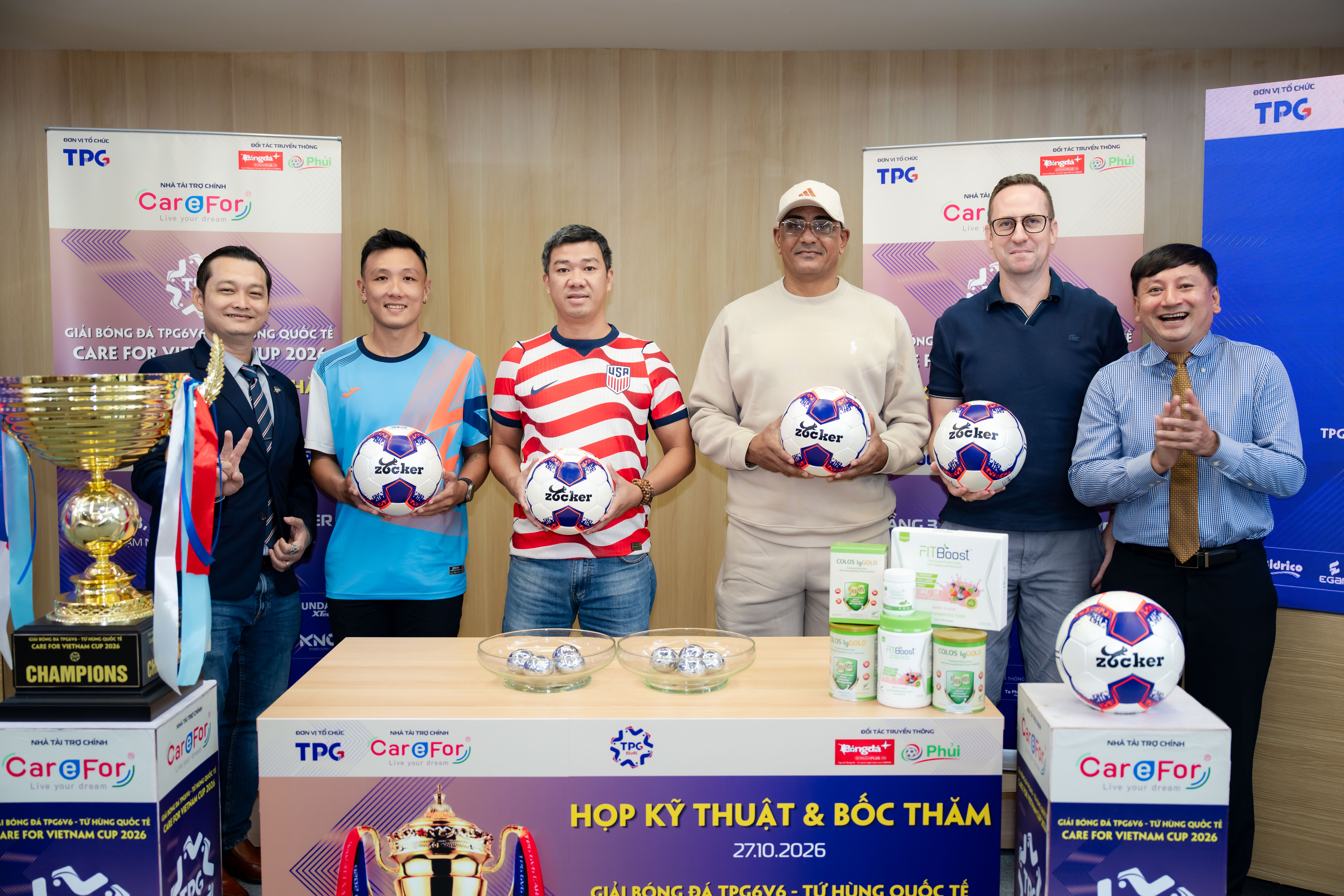 TPG6v6 Tứ hùng Quốc tế - Care For Việt Nam Cup 2026: Hồng Kông, Minh Trí, Nhật