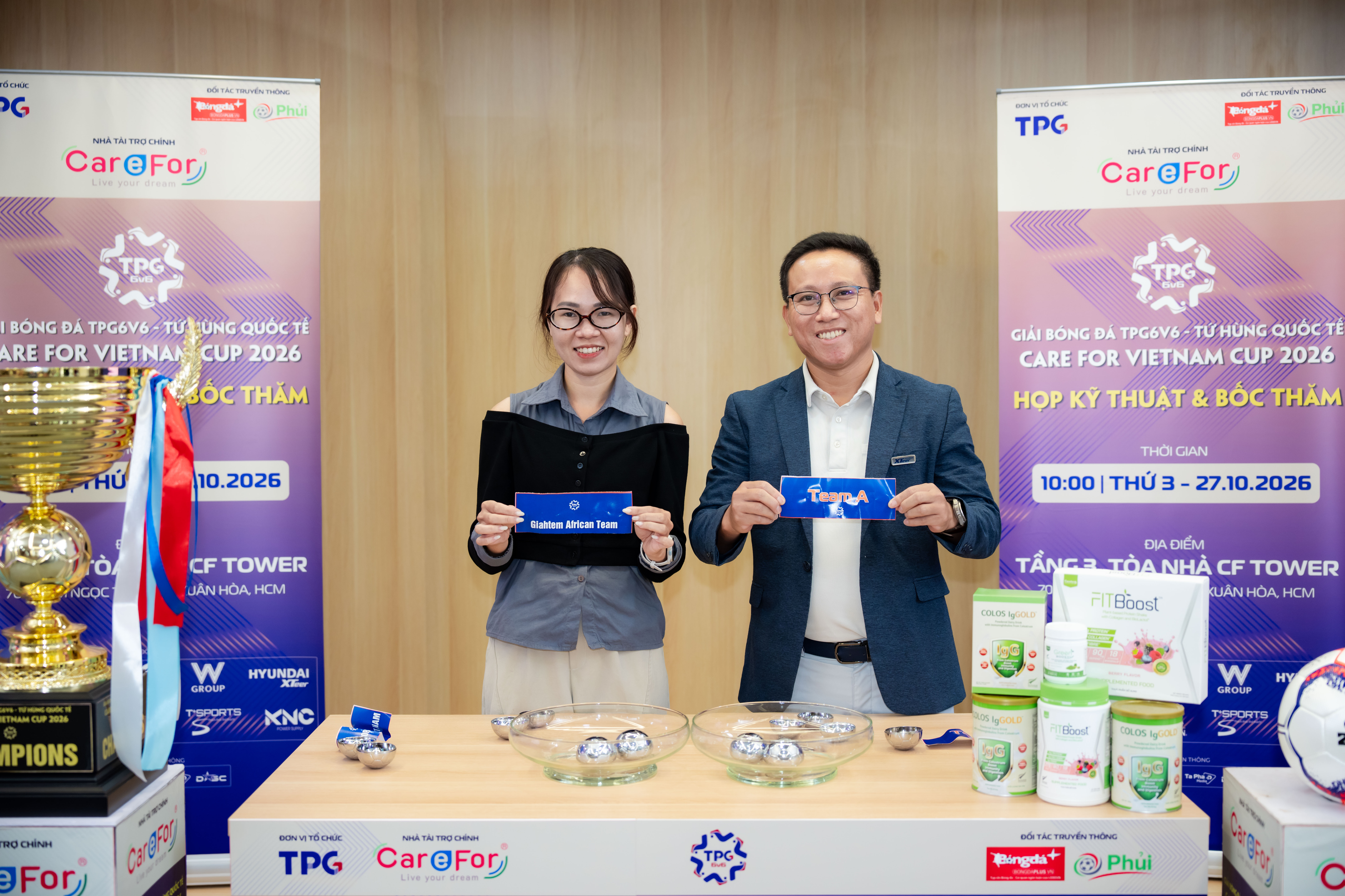 TPG6v6 Tứ hùng Quốc tế - Care For Việt Nam Cup 2026: Hồng Kông, Minh Trí, Nhật