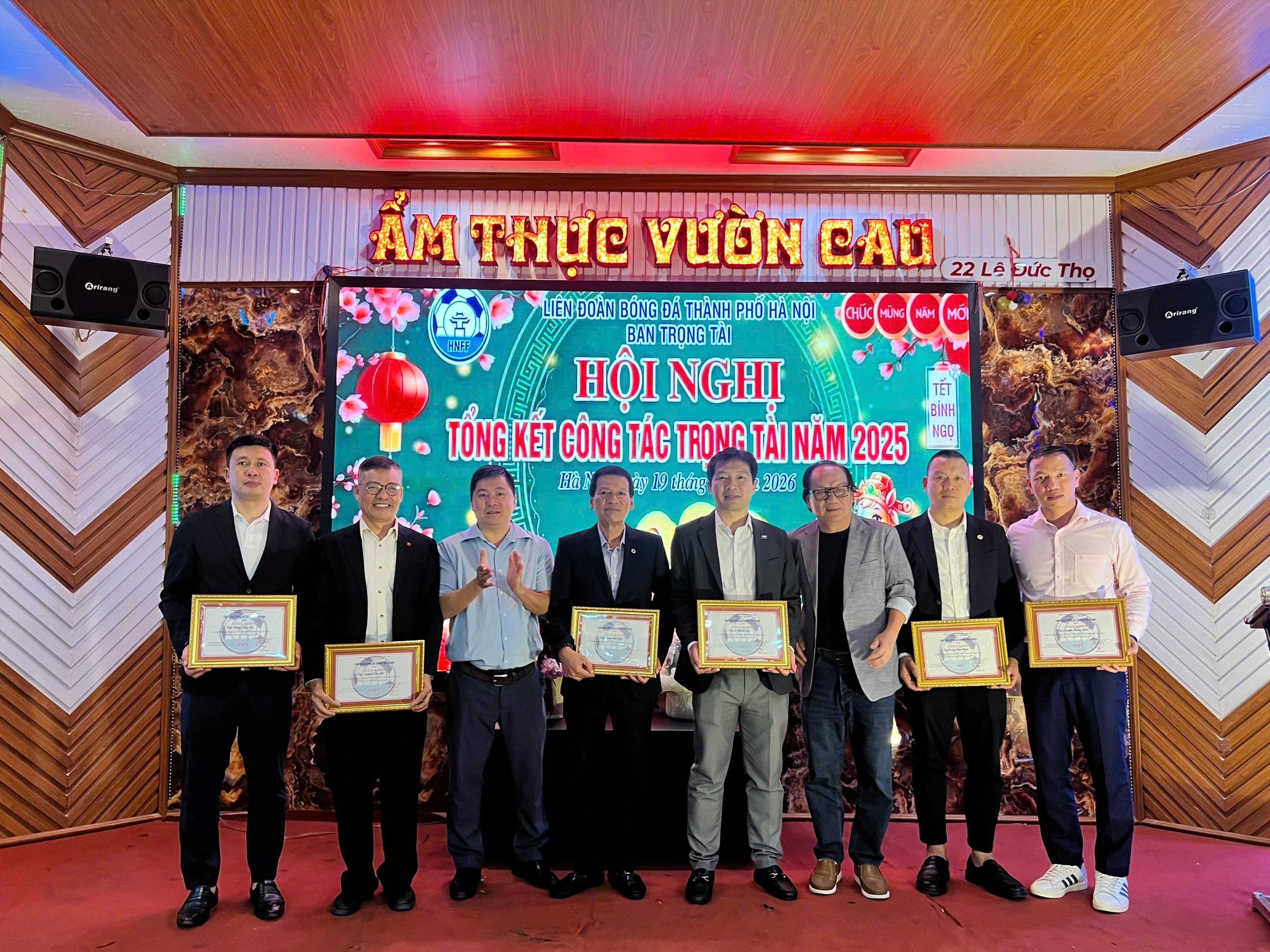 Trọng tài Hà Nội tiếp tục hướng đến mục tiêu nâng cao chất lượng chuyên môn trong năm 2026