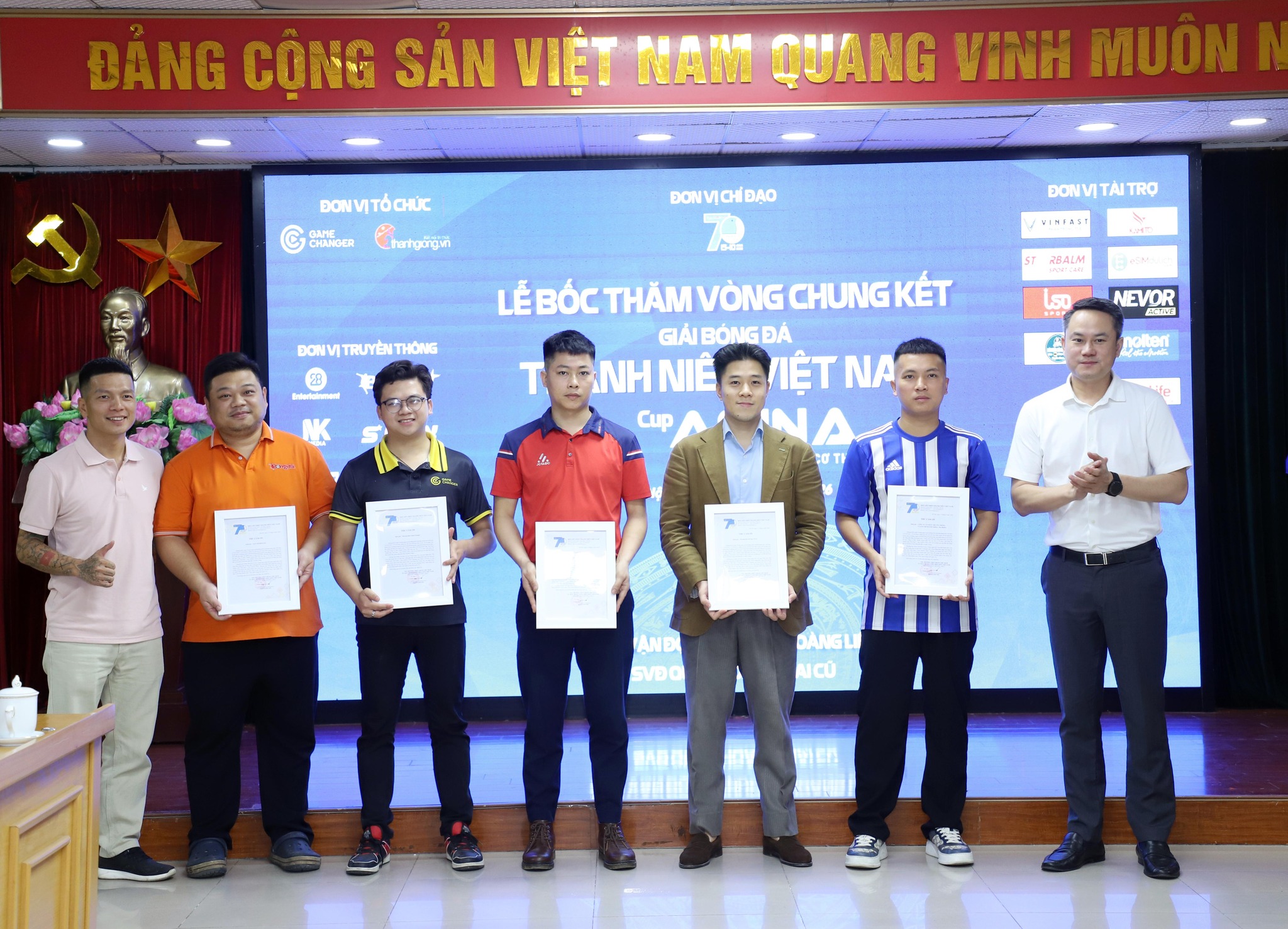 Bốc thăm VCK Giải bóng đá Thanh Niên Việt Nam - CÚP ASINA 2026