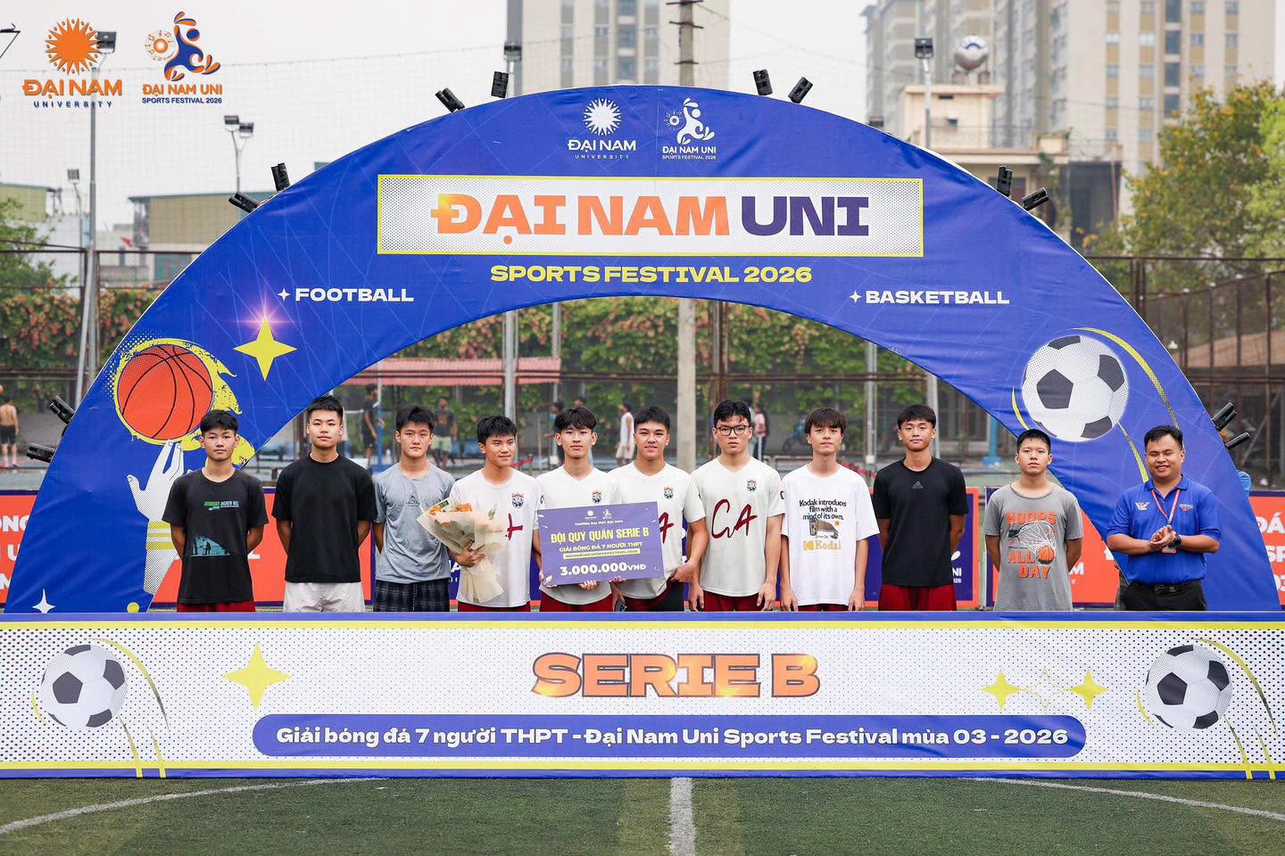 ĐẠI NAM UNI SPORTS FESTIVAL 2026: Khép lại hành trình của những quý ông sân cỏ!