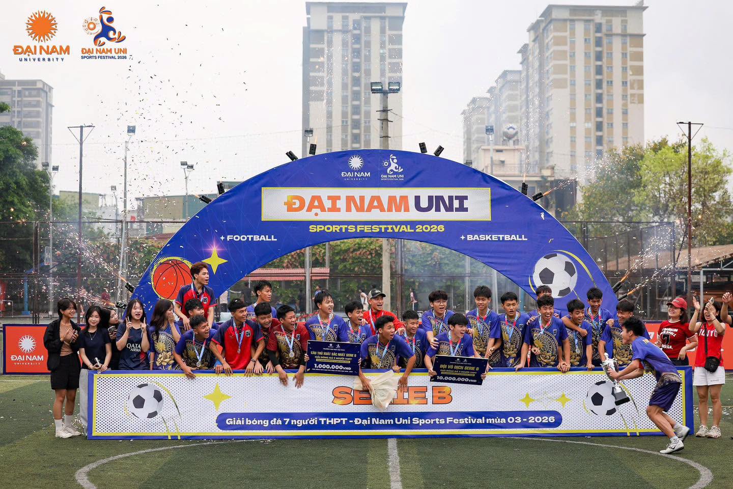 ĐẠI NAM UNI SPORTS FESTIVAL 2026: Khép lại hành trình của những quý ông sân cỏ!