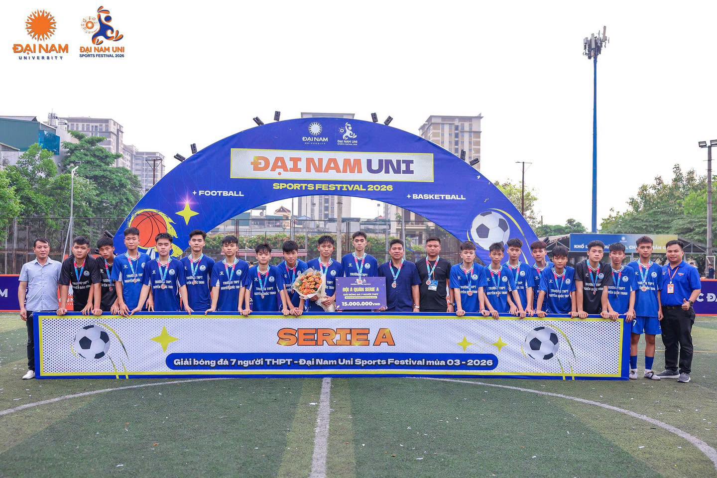 ĐẠI NAM UNI SPORTS FESTIVAL 2026: Khép lại hành trình của những quý ông sân cỏ!