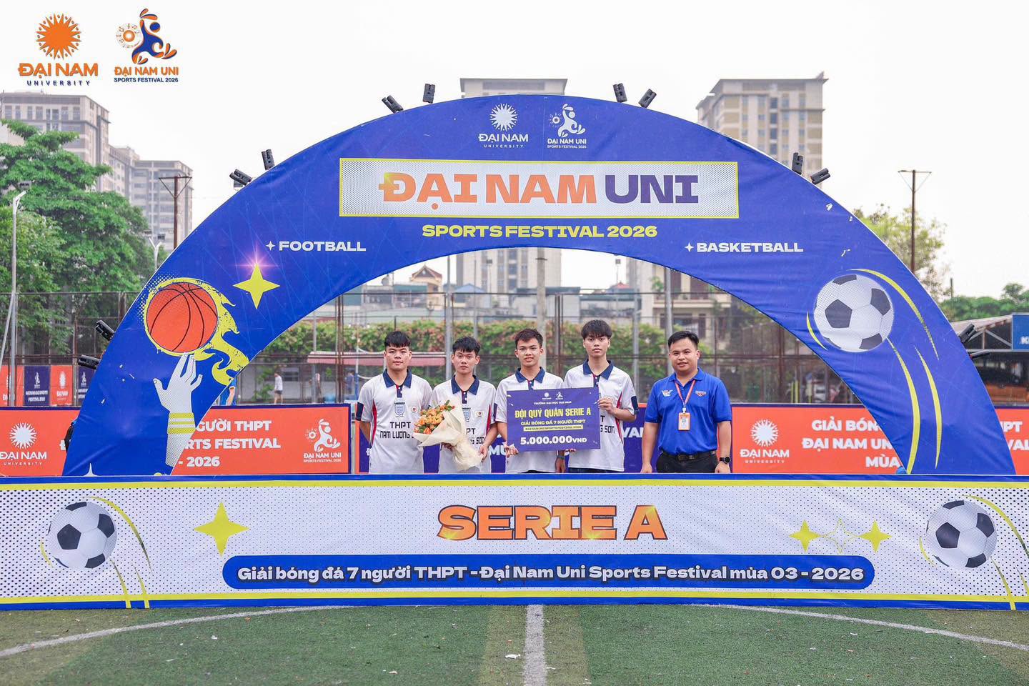 ĐẠI NAM UNI SPORTS FESTIVAL 2026: Khép lại hành trình của những quý ông sân cỏ!