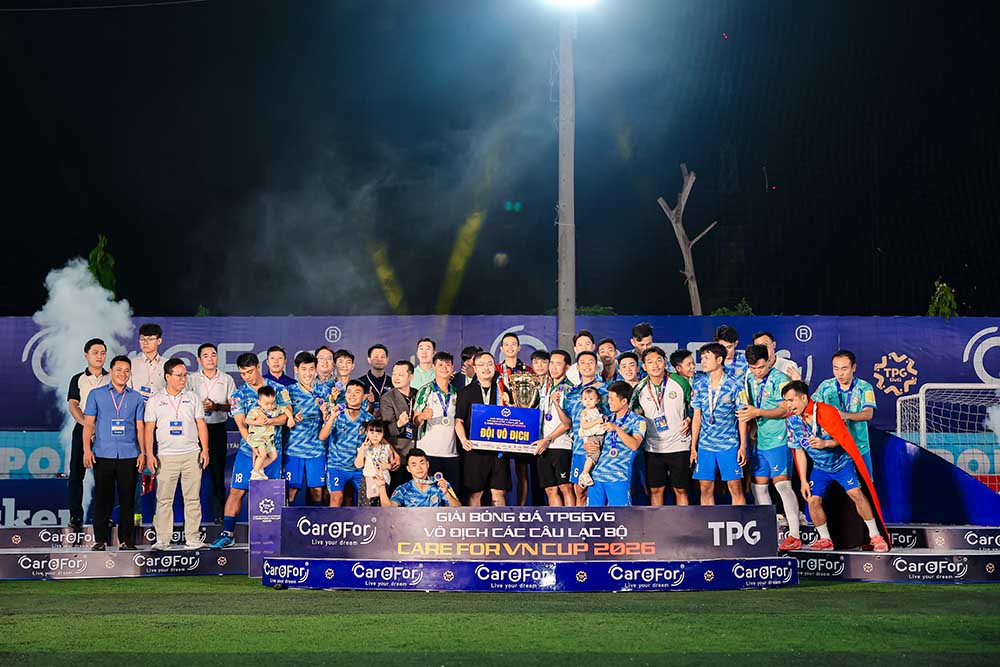 Hồng Kông, Nhật 'bổn',... cùng Thảo Vy Organic vô địch TPG6v6 - Care For VN Cup 2026