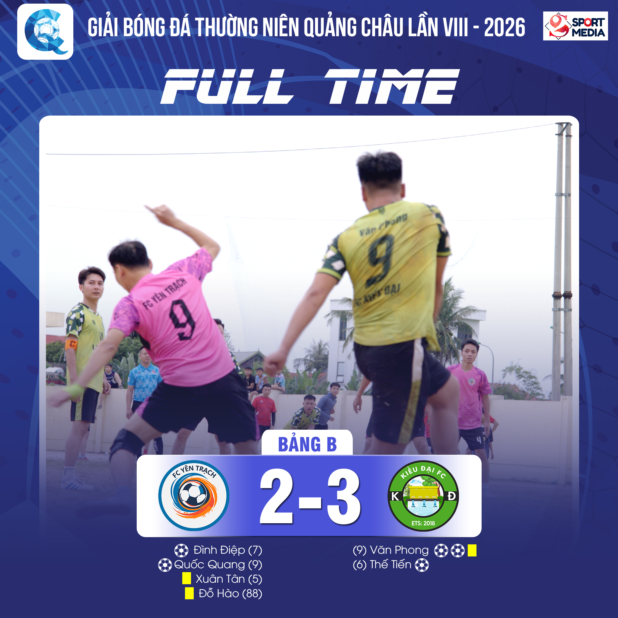 Kết thúc lượt trận vòng 1 Giải bóng đá thường niên Quảng Châu lần thứ VIII – 2026