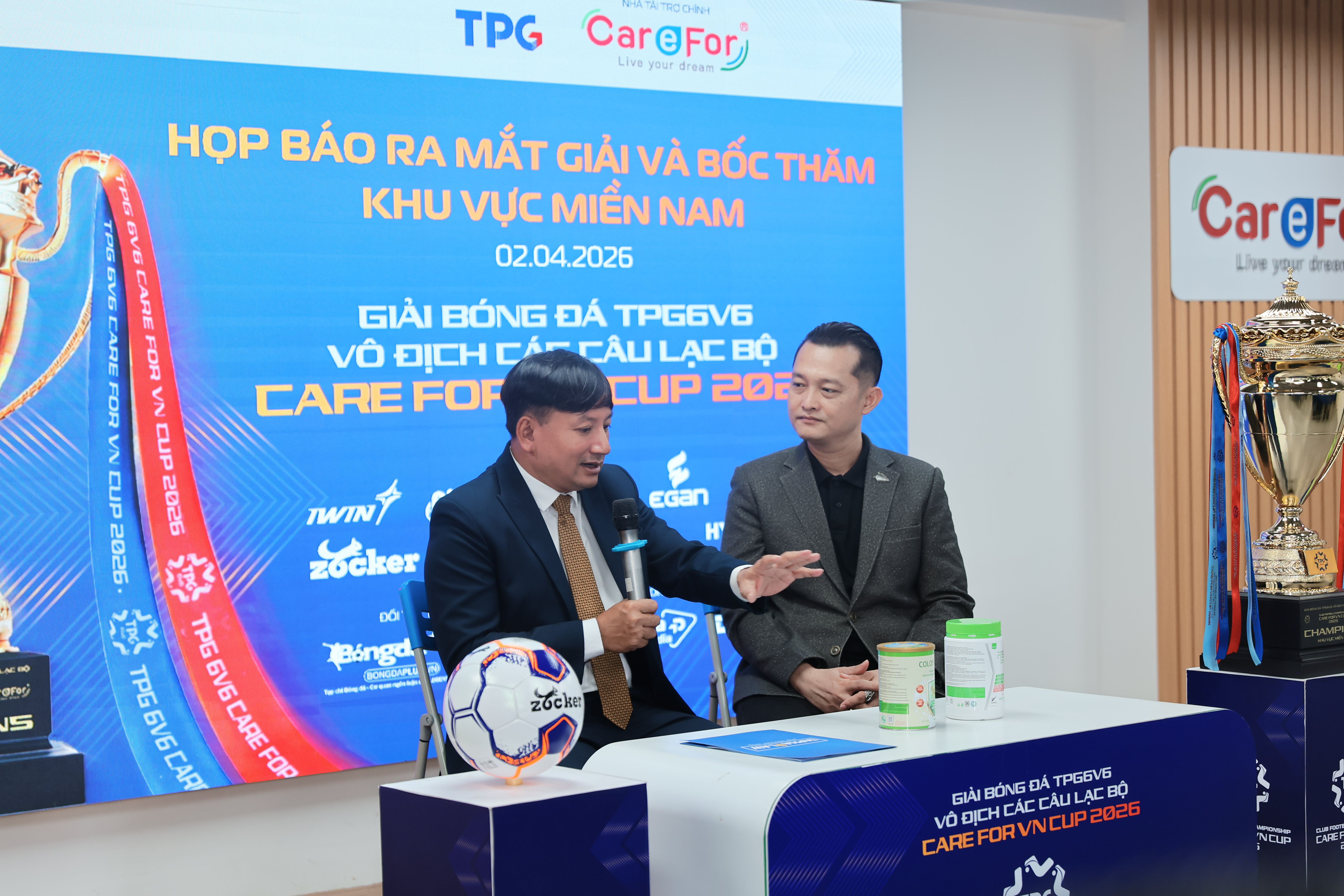Khởi tranh giải bóng đá TPG6v6 - Care For Việt Nam Cup 2026 khu vực miền Nam