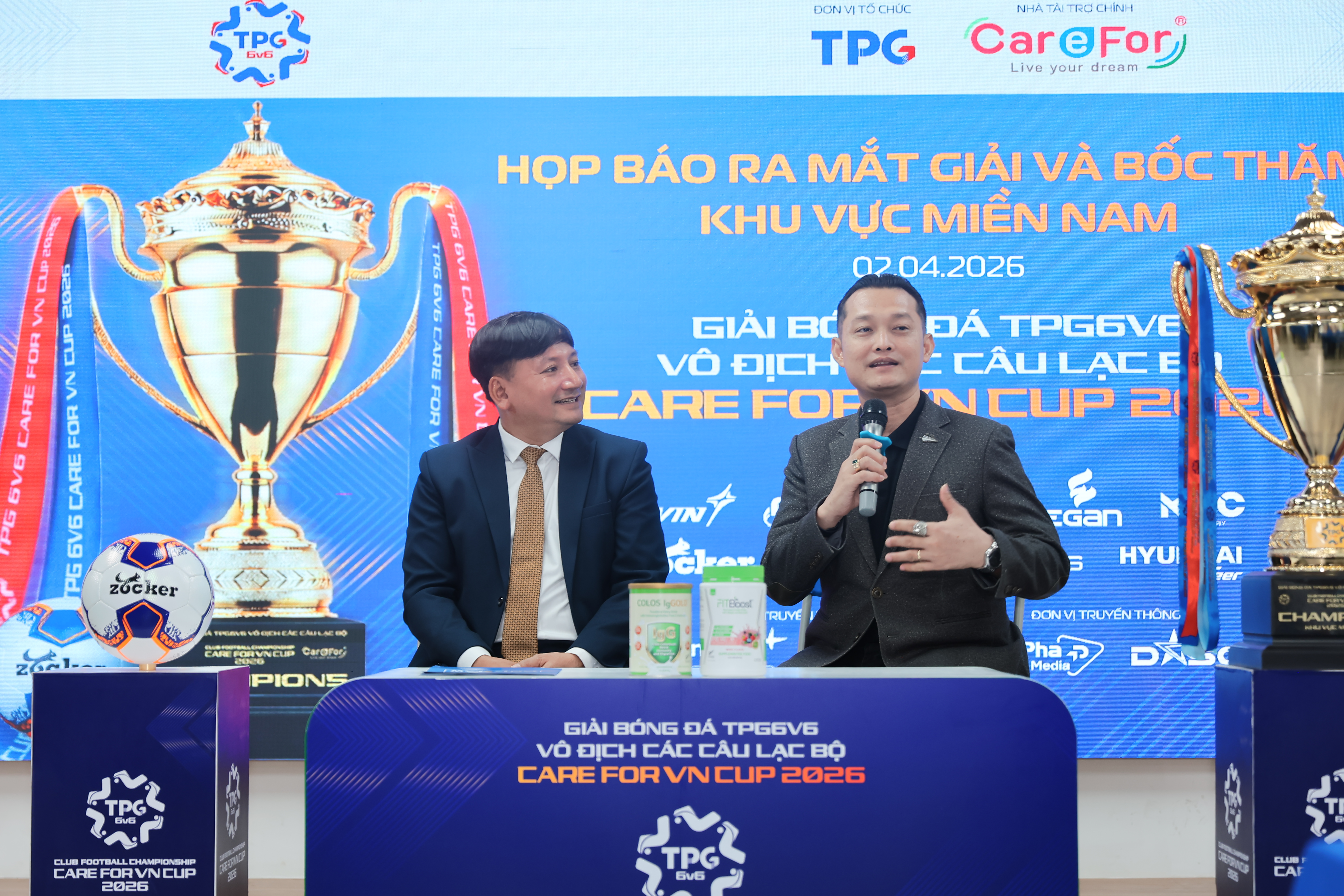 Khởi tranh giải bóng đá TPG6v6 - Care For Việt Nam Cup 2026 khu vực miền Nam