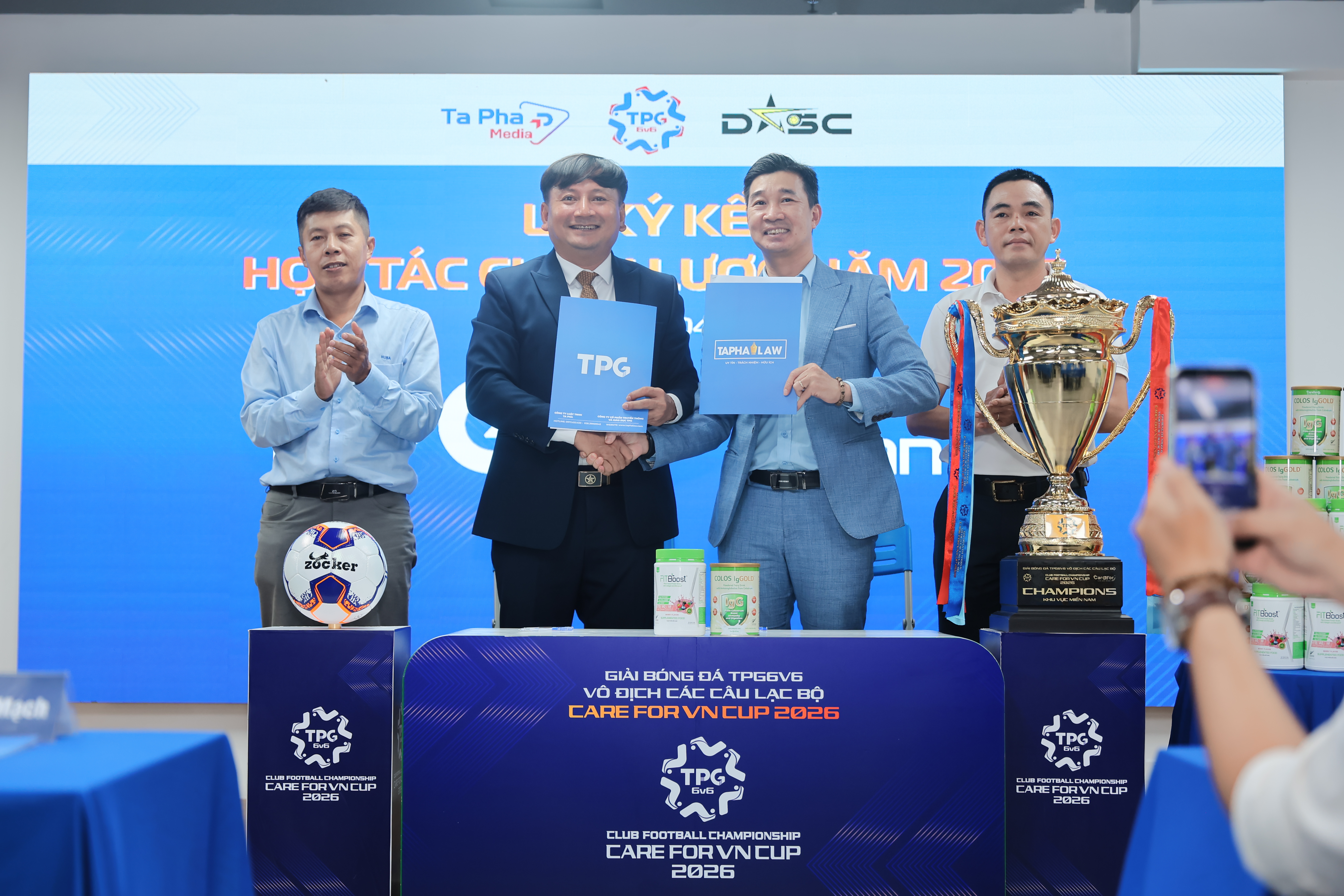 Khởi tranh giải bóng đá TPG6v6 - Care For Việt Nam Cup 2026 khu vực miền Nam