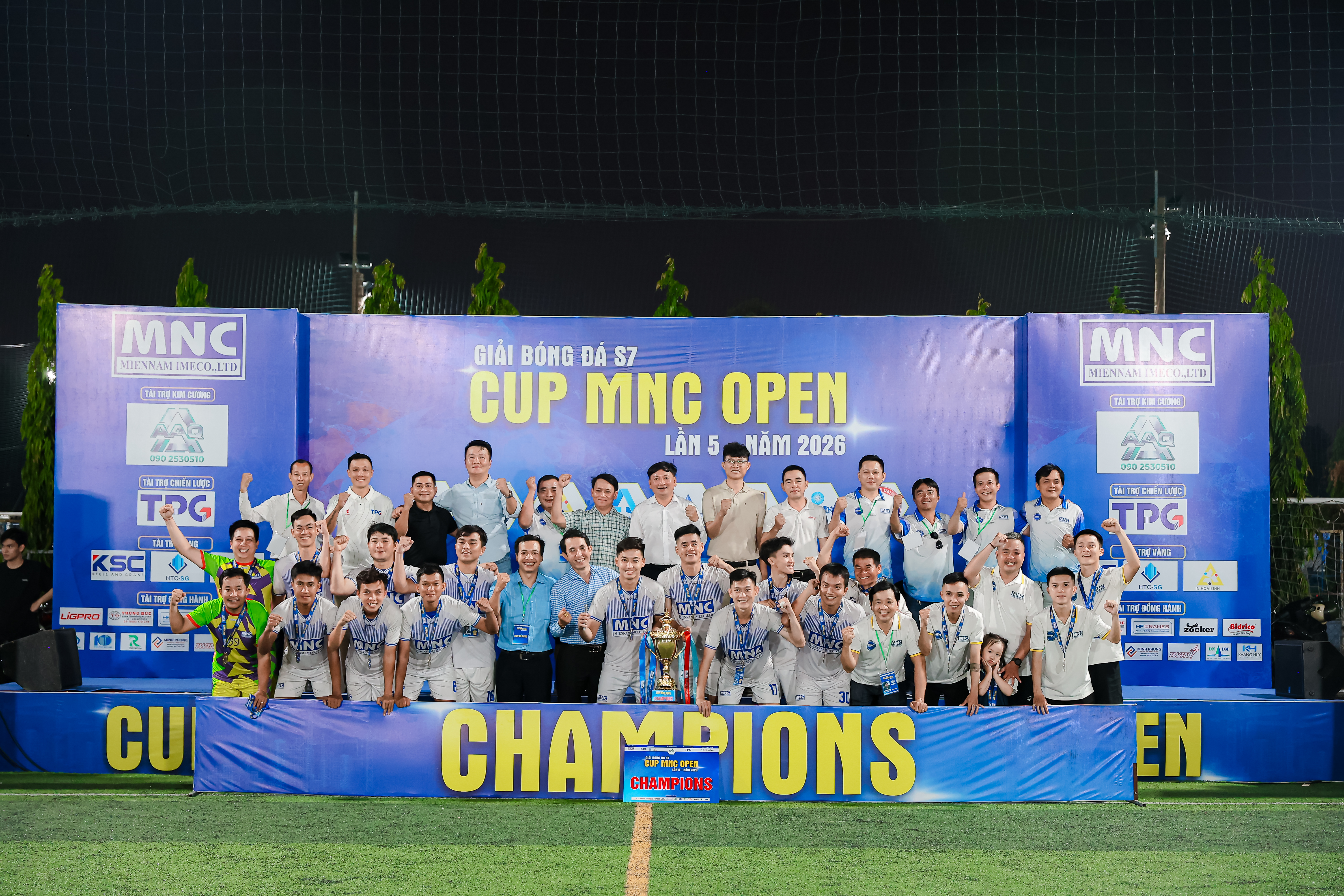 MNC FC lên ngôi vô địch giải bóng đá S7 - Tranh Cúp MNC 2026