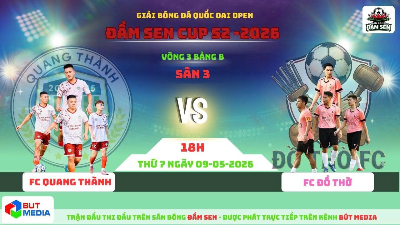 3 cặp đại chiến tại vòng bảng giải bóng đá Quốc Oai Open – Đầm Sen Cúp S2