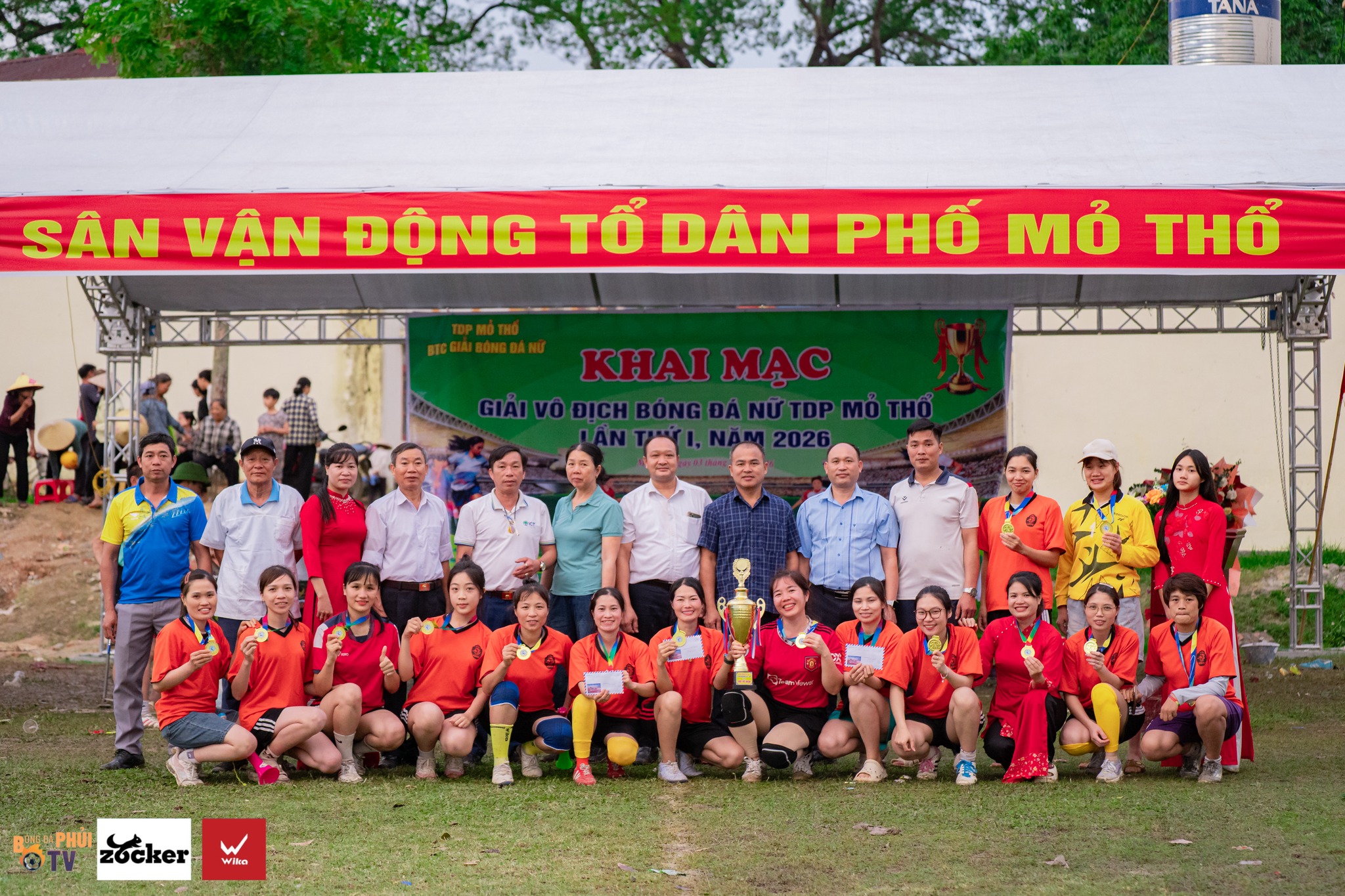 FC Nữ Xóm 1 đăng quang giải bóng đá nữ Mỏ Thổ lần 1 năm 2026