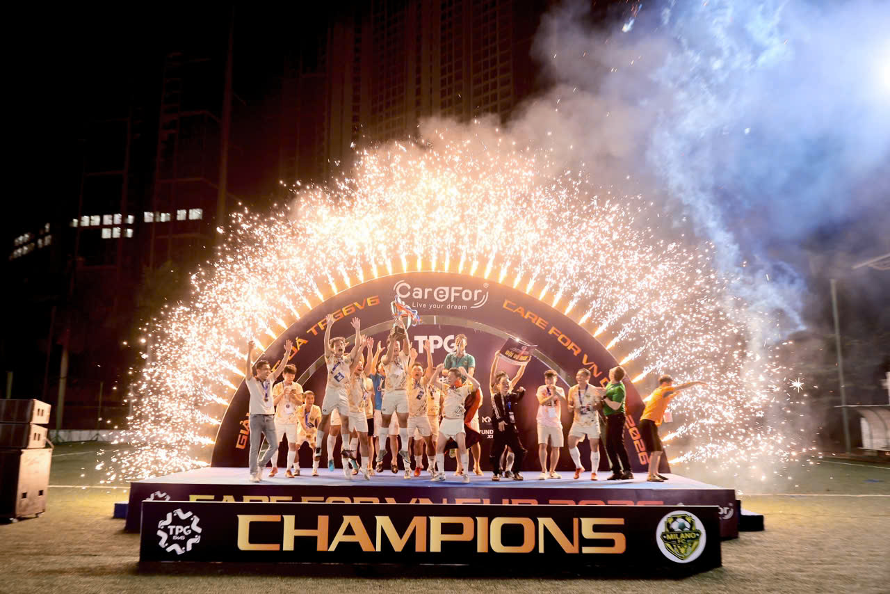 Milano FC vô địch TPG6v6 - Care For Việt Nam Cup 2026 khu vực miền Trung