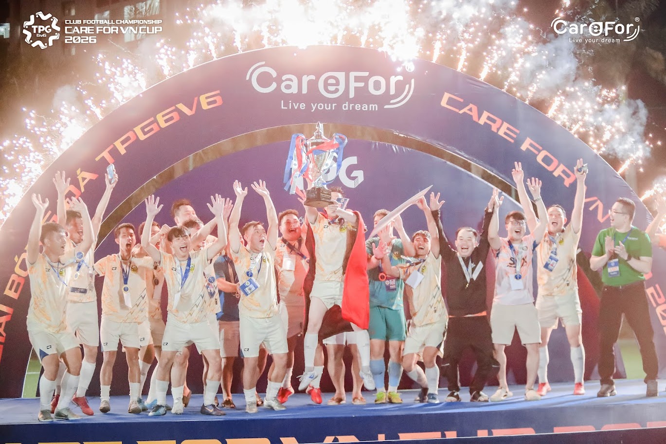 Milano FC vô địch TPG6v6 - Care For Việt Nam Cup 2026 khu vực miền Trung