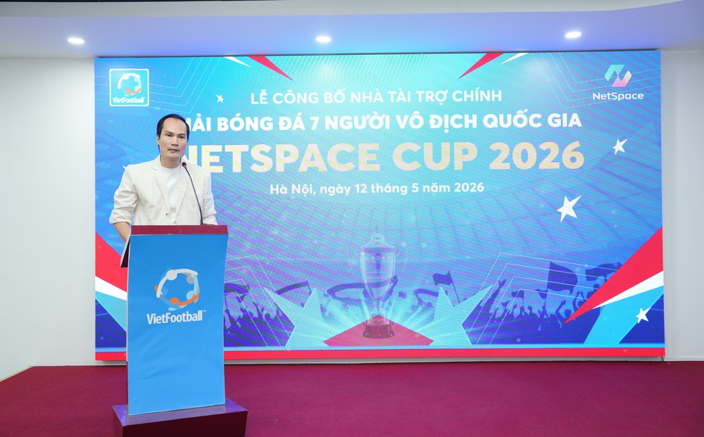 NetSpace chính thức trở thành nhà tài trợ chính của Giải bóng đá 7 người Vô địch Quốc gia 2026