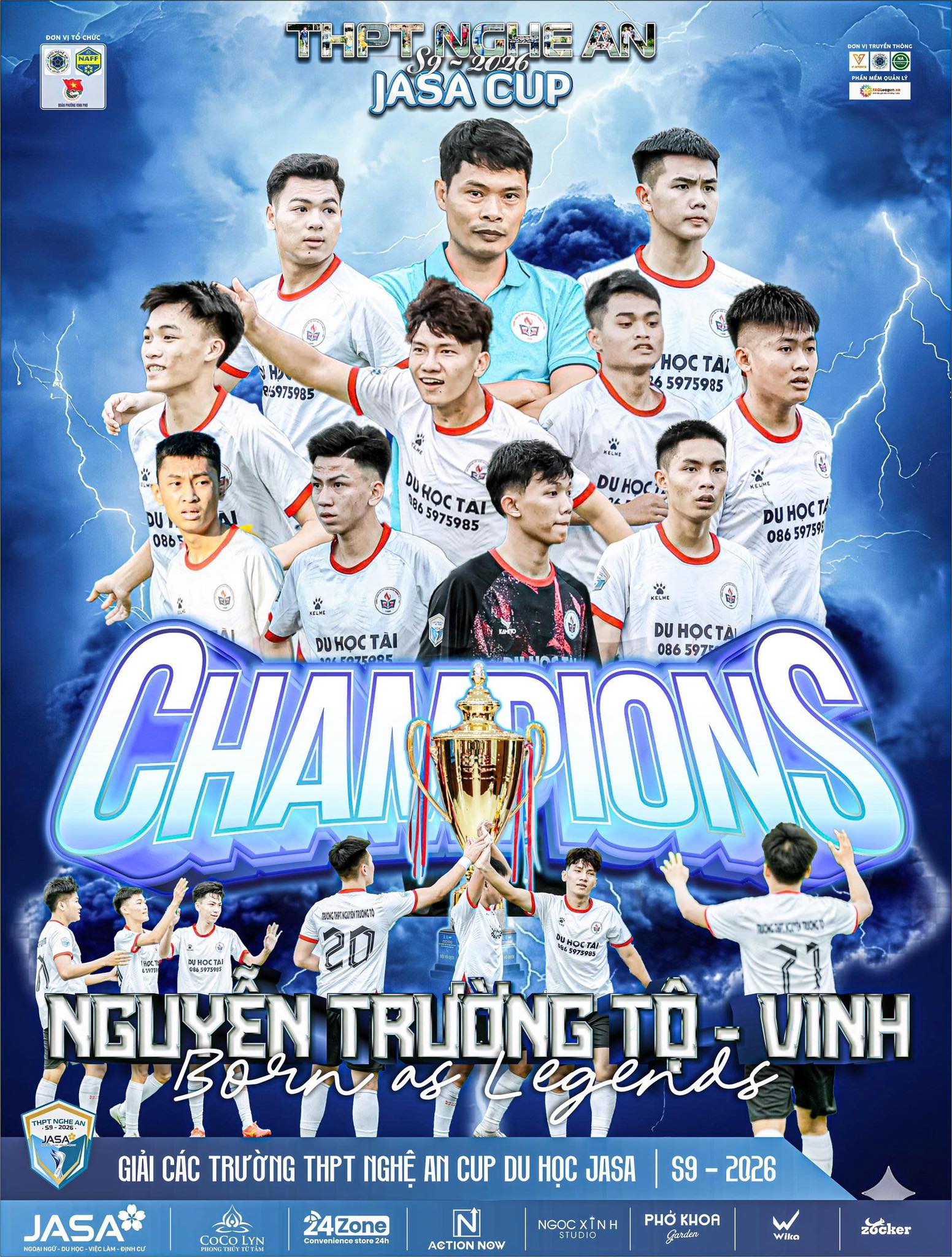 THPT Nguyễn Trường Tộ vô địch Cúp Du học Jasa S9-2026