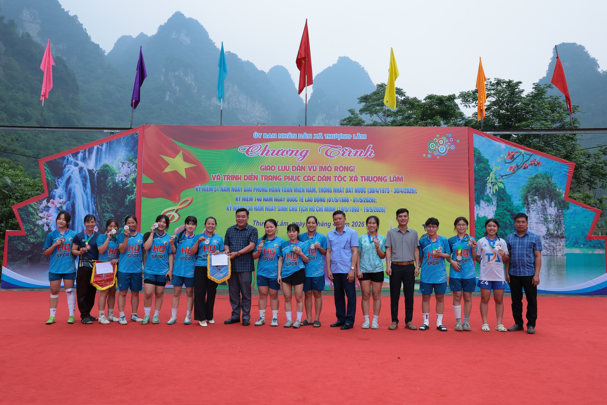 Xã Thượng Lâm Tổ chức thành công Giải Bóng đá Nữ mở rộng năm 2026