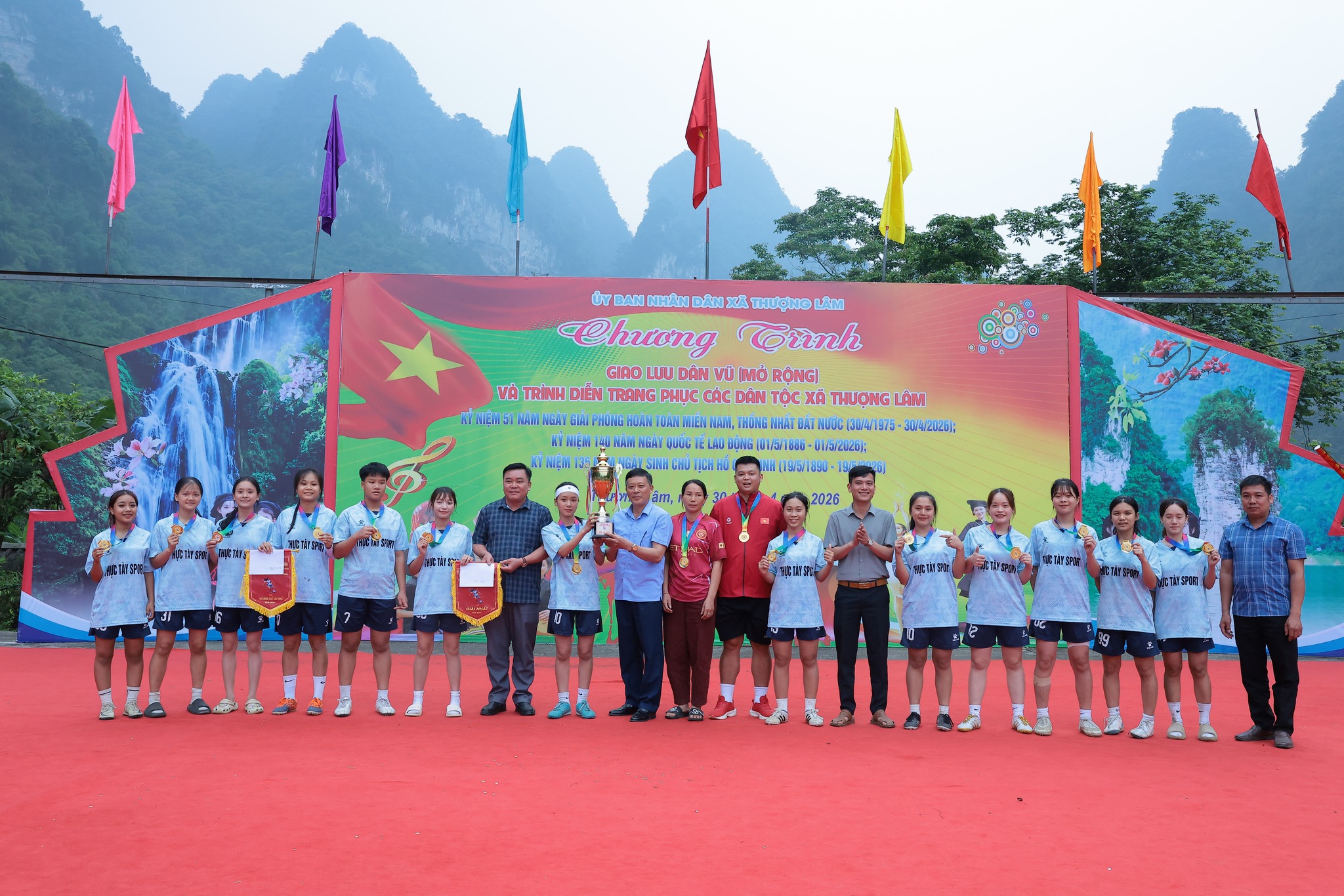 Xã Thượng Lâm Tổ chức thành công Giải Bóng đá Nữ mở rộng năm 2026