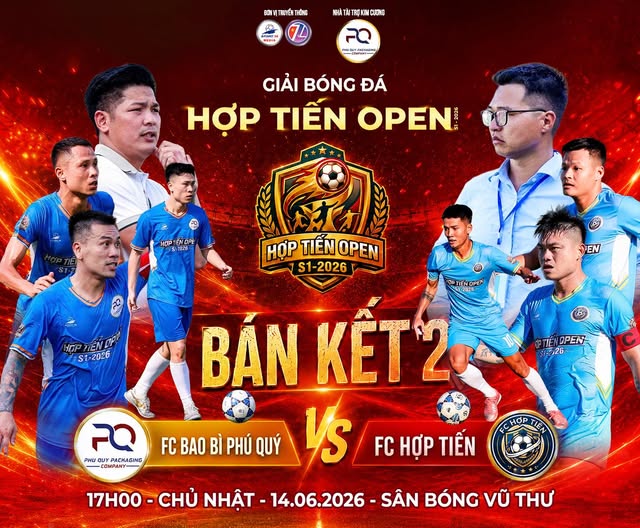 FC Bao bì Phú Quý vs FC Hợp Tiến: Vé chung kết gọi tên ai?