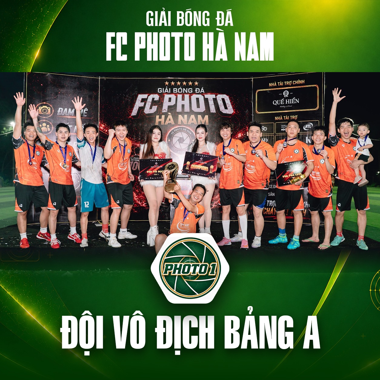 Giải FC Photo Hà Nam 2026 khép lại đầy cảm xúc