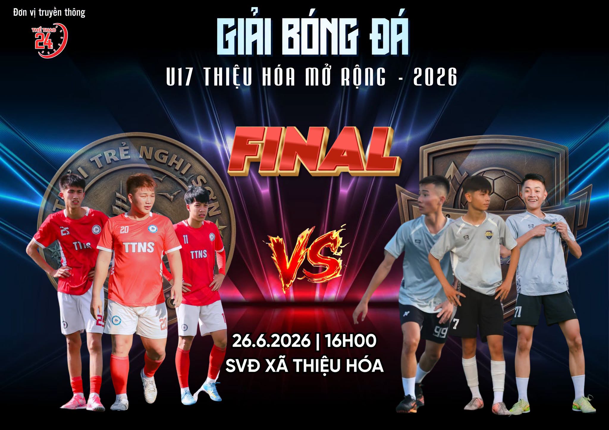 Nhận định bóng đá FC Thiệu Nguyên vs FC Tuổi trẻ Nghi Sơn, 16h00 ngày 26/6: Ngôi vô địch gọi tên ai?