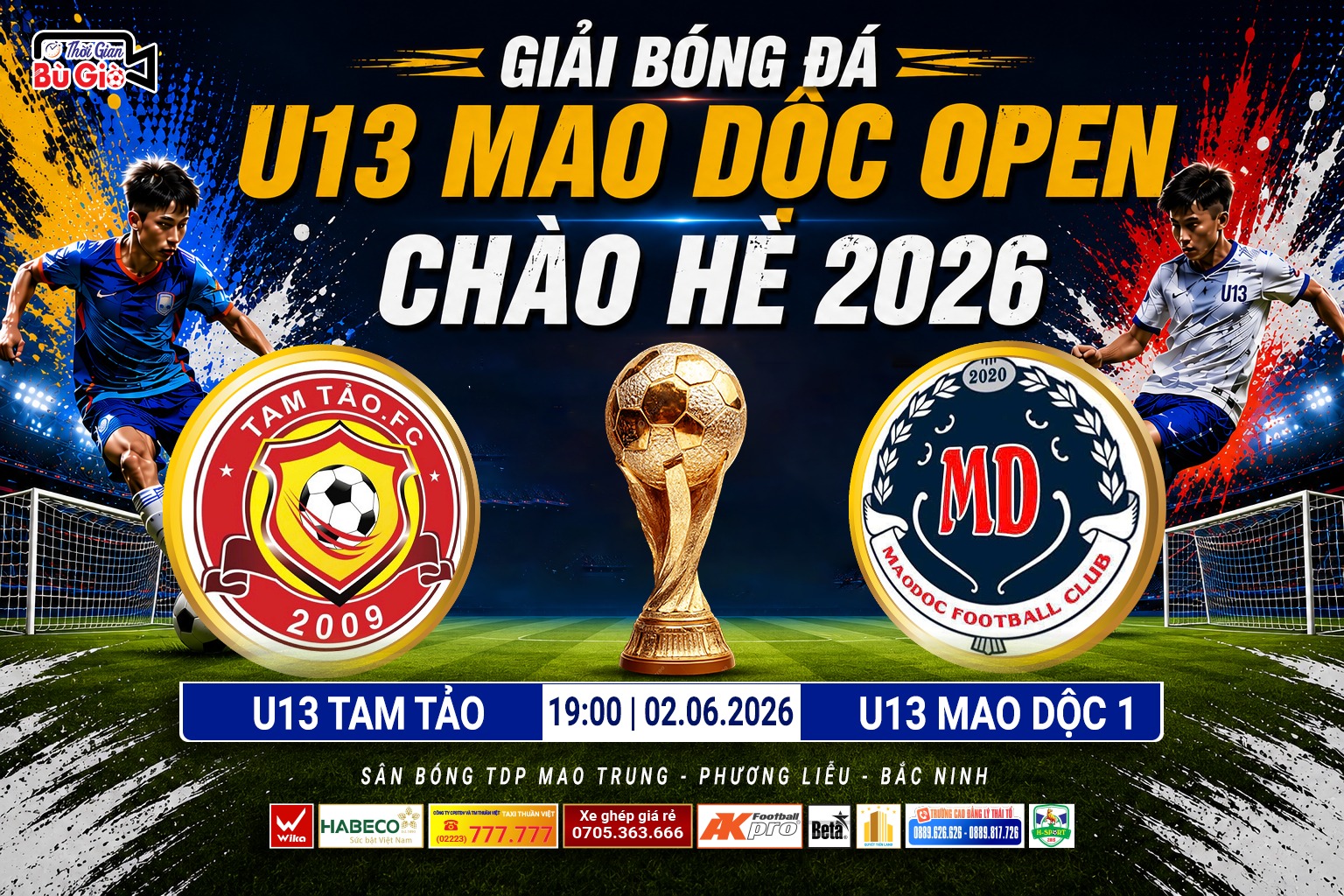 Nóng từ vòng đầu tiên của U13 Mao Dộc Open 2026