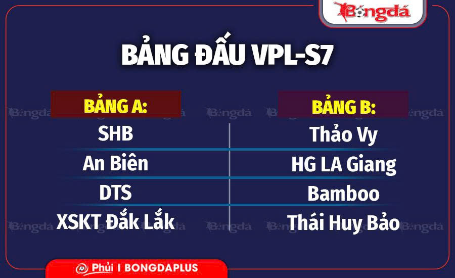 Bốc thăm chia bảng VPL-S7: Xuất hiện bảng tử thần