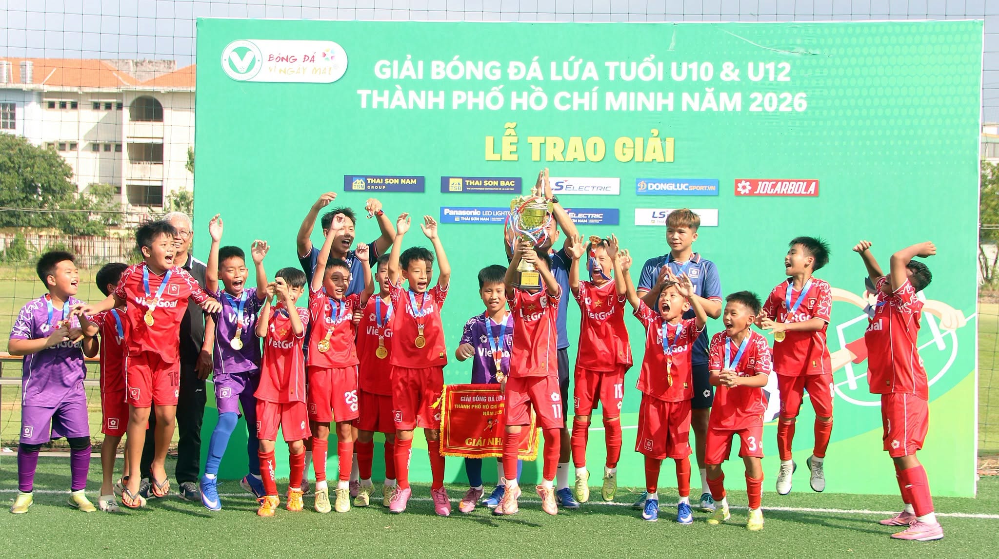 U10 Vietgoal vô địch Giải bóng đá lứa tuổi U.10 TP.HCM mở rộng 2026