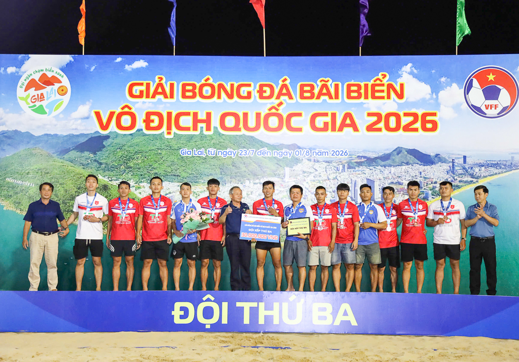 Đà Nẵng vô địch Giải Bóng đá Bãi biển Vô địch quốc gia 2026